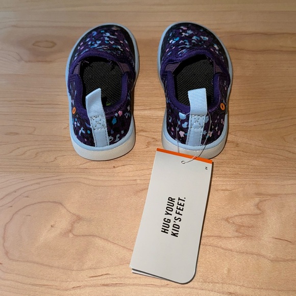 Kids Bogs kicker Slip on Shoe size 5 in Purple Cheetah Print Toddler Water Shoe - Picture 5 of 7